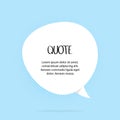 Quotes frames. Quote remark, mention quotations frame and callout text template. Talk remark quotation frames, citation memo or