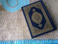 quran blue gold color. very good for design elements of posters, banners, etc.