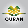 Quran Foundation and Islamic Architecture Logo Template