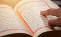 Quran (Koran) - close up of holy book of Muslims