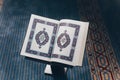 Quran Koran - holy book of Muslims, in the Turkish mosque