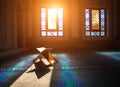 Quran in the mosque Royalty Free Stock Photo