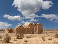 Quseir (Qasr) Amra desert castle near Amman, Jordan Royalty Free Stock Photo