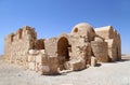 Quseir (Qasr) Amra desert castle near Amman, Jordan Royalty Free Stock Photo