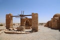 Quseir (Qasr) Amra desert castle near Amman, Jordan Royalty Free Stock Photo