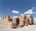 Quseir (Qasr) Amra desert castle near Amman, Jordan Royalty Free Stock Photo