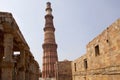 Qutab Minar, Delhi, India Royalty Free Stock Photo