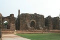 Ruins at Qutab Minar, Delhi Royalty Free Stock Photo