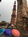 The Qutub MInar, Delhi After Rain