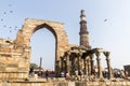 Qutb Minar, Delhi, India Royalty Free Stock Photo