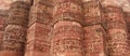 Qutb Minar minaret, built around 1202 Royalty Free Stock Photo