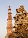 Qutb-Minar one of the most famous historical landmarks of India.