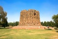 Qutb Minar ruins in the city of Delhi Royalty Free Stock Photo