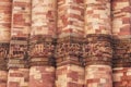 qutub minar close up patterns