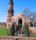 Qutub Minar Complex OF Delhiâs tower of victory.