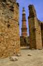 Qutub minar and ruins