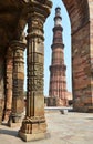 Qutub Minar Tower in Delhi, India Royalty Free Stock Photo