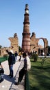 Qutubminar historical architectural famous old