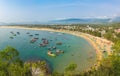 Quy Nhon beach in Binh Dinh province, Vietnam