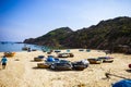 QUY NHON, BINH DINH, VIETNAM, May 3th, 2018: Ky Co island Ky Co Beach the wild beach in Binh Dinh Viet Nam.