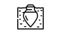 qvevri for storage wine line icon animation
