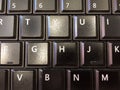 QWERTY keyboard on computer