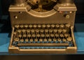 Keys of old mechanical typewriter Royalty Free Stock Photo