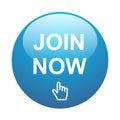 Join now button Royalty Free Stock Photo