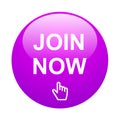 Join now button Royalty Free Stock Photo