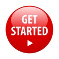 Get started button