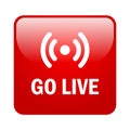 Go live button