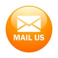 Mail us button Royalty Free Stock Photo