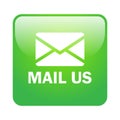 Mail us button Royalty Free Stock Photo