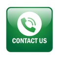 Contact us button Royalty Free Stock Photo