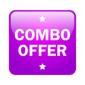 Combo offer web button