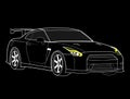 nissan r35 Royalty Free Stock Photo