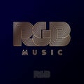 R & B Music logo. R and B monogram. Rhythm & Blues Music emblem.