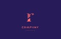 R company small letter logo icon design