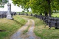 Bloody Lane at the Antietam National Battlefield Sharpsburg Maryland USA Royalty Free Stock Photo
