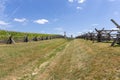 Bloody Lane at the Antietam National Battlefield Sharpsburg Maryland USA Royalty Free Stock Photo