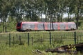 R-NET Stadler Flirt commuter train of NS Albellio between Gouda and Waddinxveen