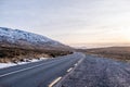 The R251 Road close to Mount Errigal, the highest mountain in Donegal - Ireland Royalty Free Stock Photo