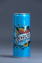 Raak Gazeuse Cool Blue, Dutch drink, isolated