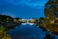 Raatchada Bridge on the wang river, lampang, thailand Royalty Free Stock Photo