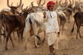 Rabari herder in the district of Kutch, India