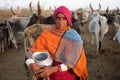 Rabari woman in the district of Kutch, India