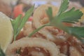 Rabas, Fried Calamari Royalty Free Stock Photo