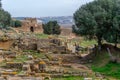 Ruins of the medieval fortified Muslim necropolis of Chellah in Rabat, Morocco Royalty Free Stock Photo