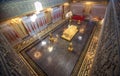 Interior of the Mausoleum of Mohammed V in Rabat, Morocco