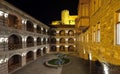 Rabati hotel on the territory of medieval castle in Akhaltsikhe, Georgia. Night scene